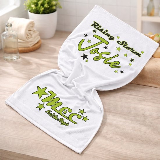 Handtuch MCC - Feel the Magic "PERSONALISIERT" Wähle Dein Team und Namen!